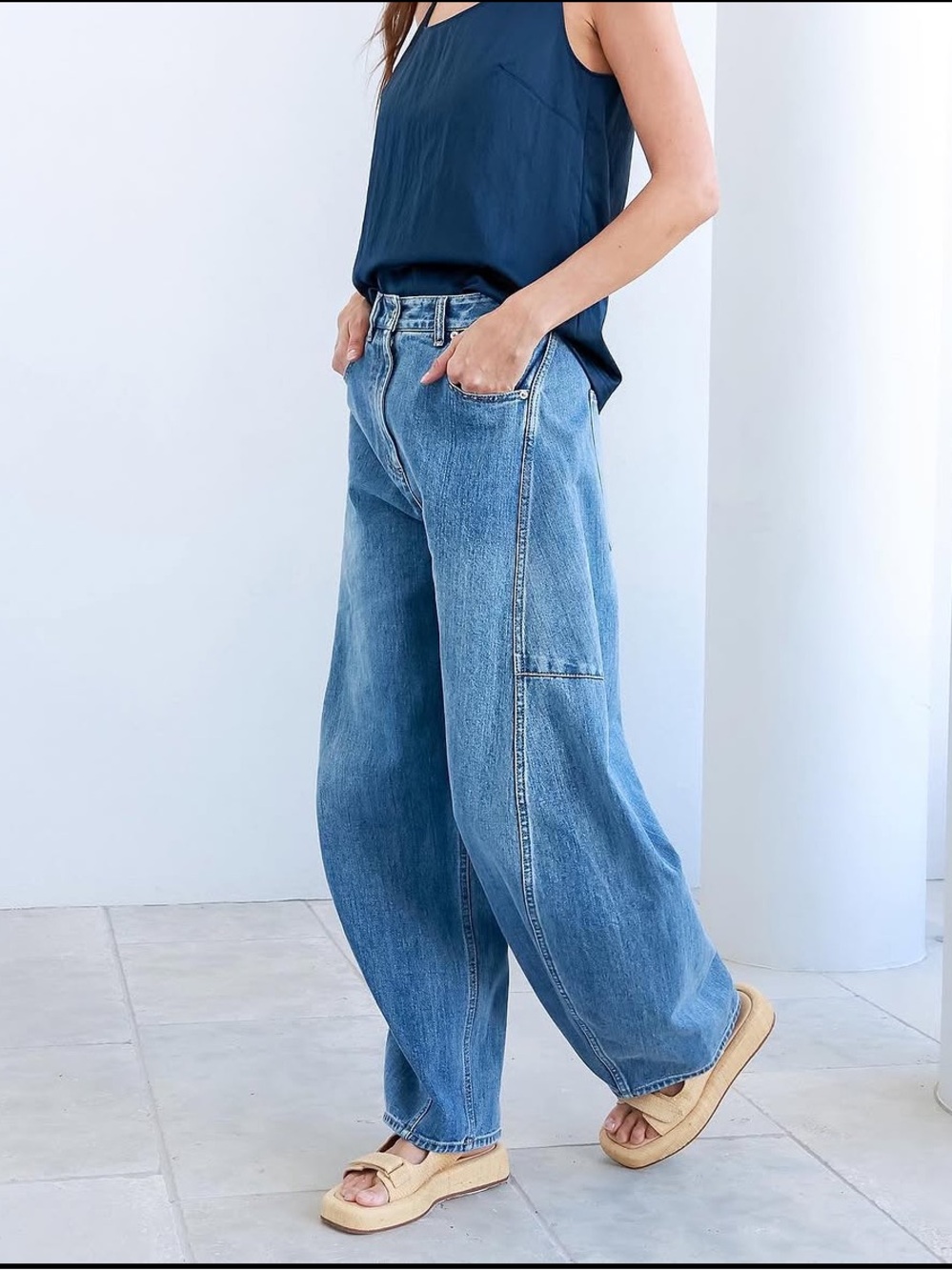 Tibi Denim Sid Jeans regular length size 26 barely worn - Picture 7 of 9